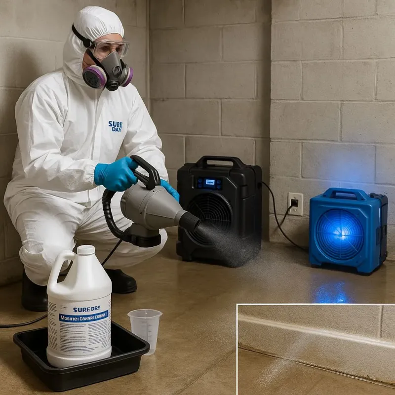 Sanitization and Odor Removal process in Mayflower, AR