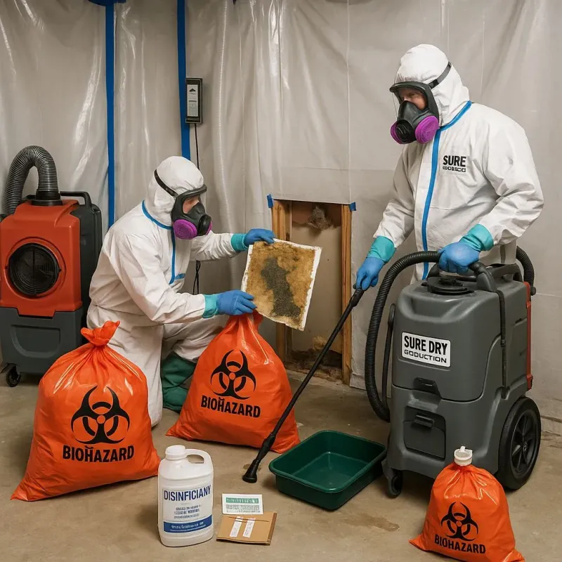 Contaminated Water Handling Protocols process in Mayflower, AR