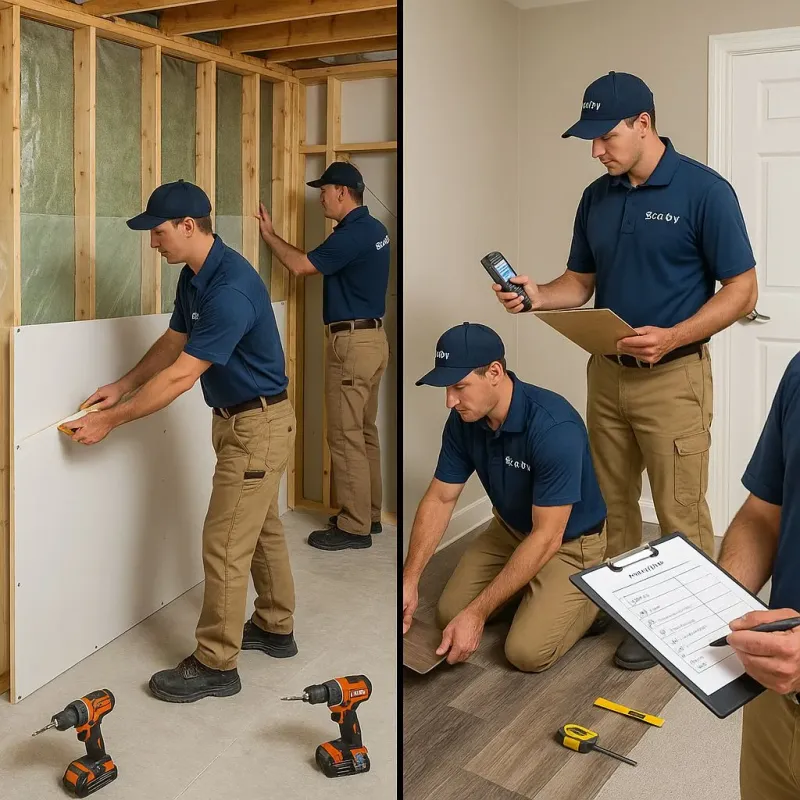 Repairs and Reconstruction process in Mayflower, AR