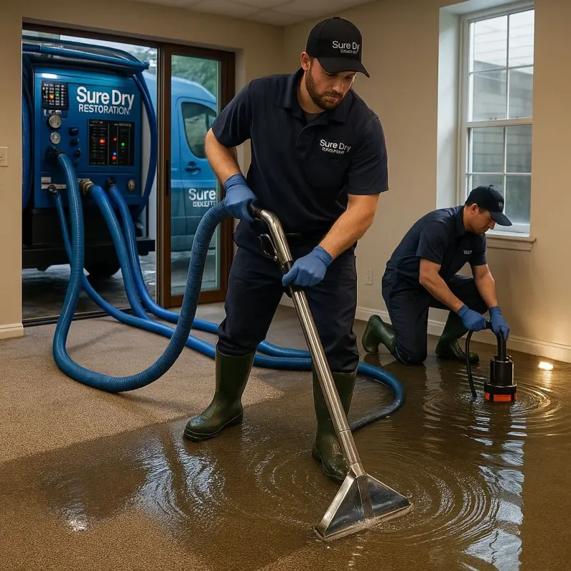 Water Extraction and Removal process in Mayflower, AR